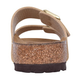 Ladies 1016111 Arizona Double Strap Mule In Gold