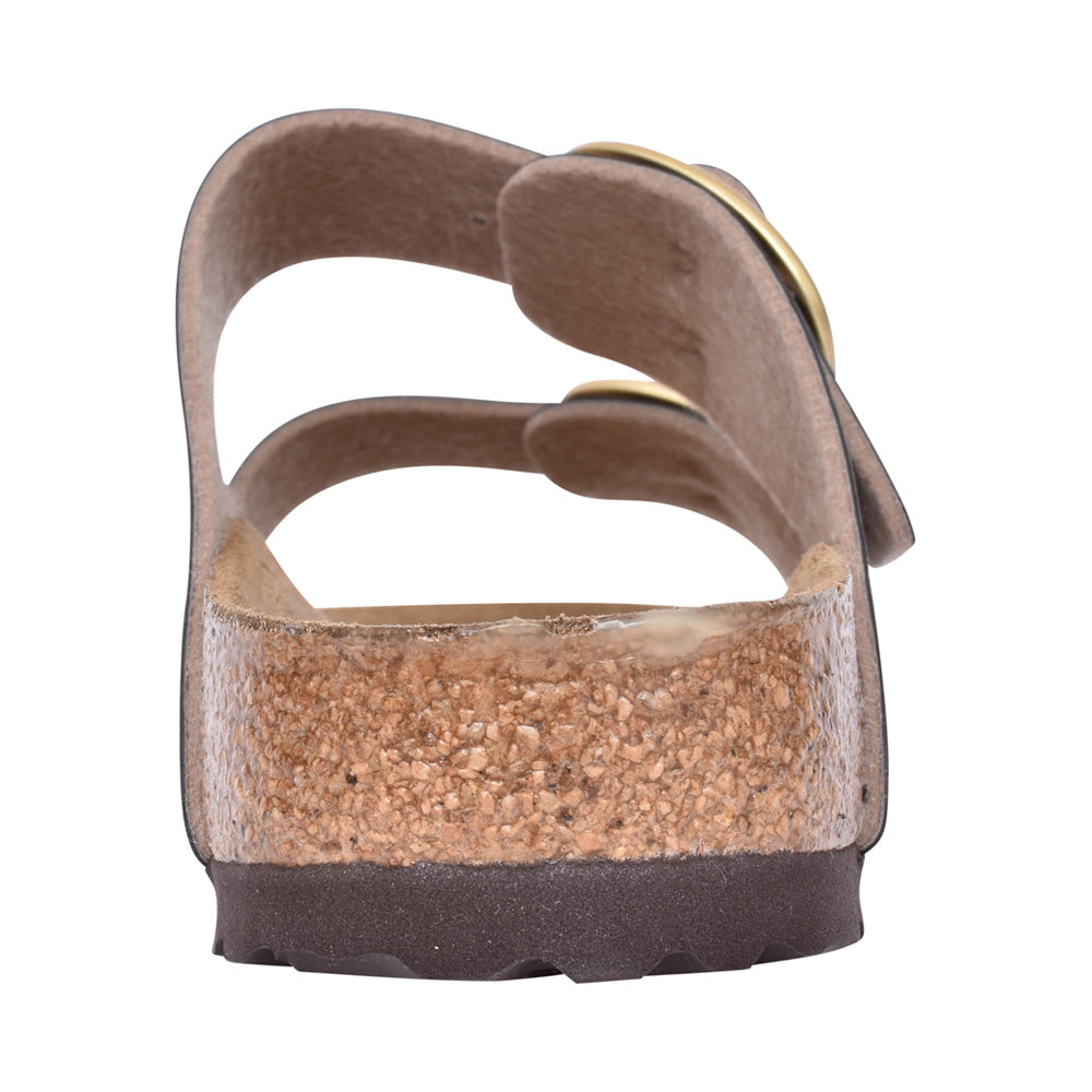 Ladies 1020882 Arizona Double Strap Mule In Taupe