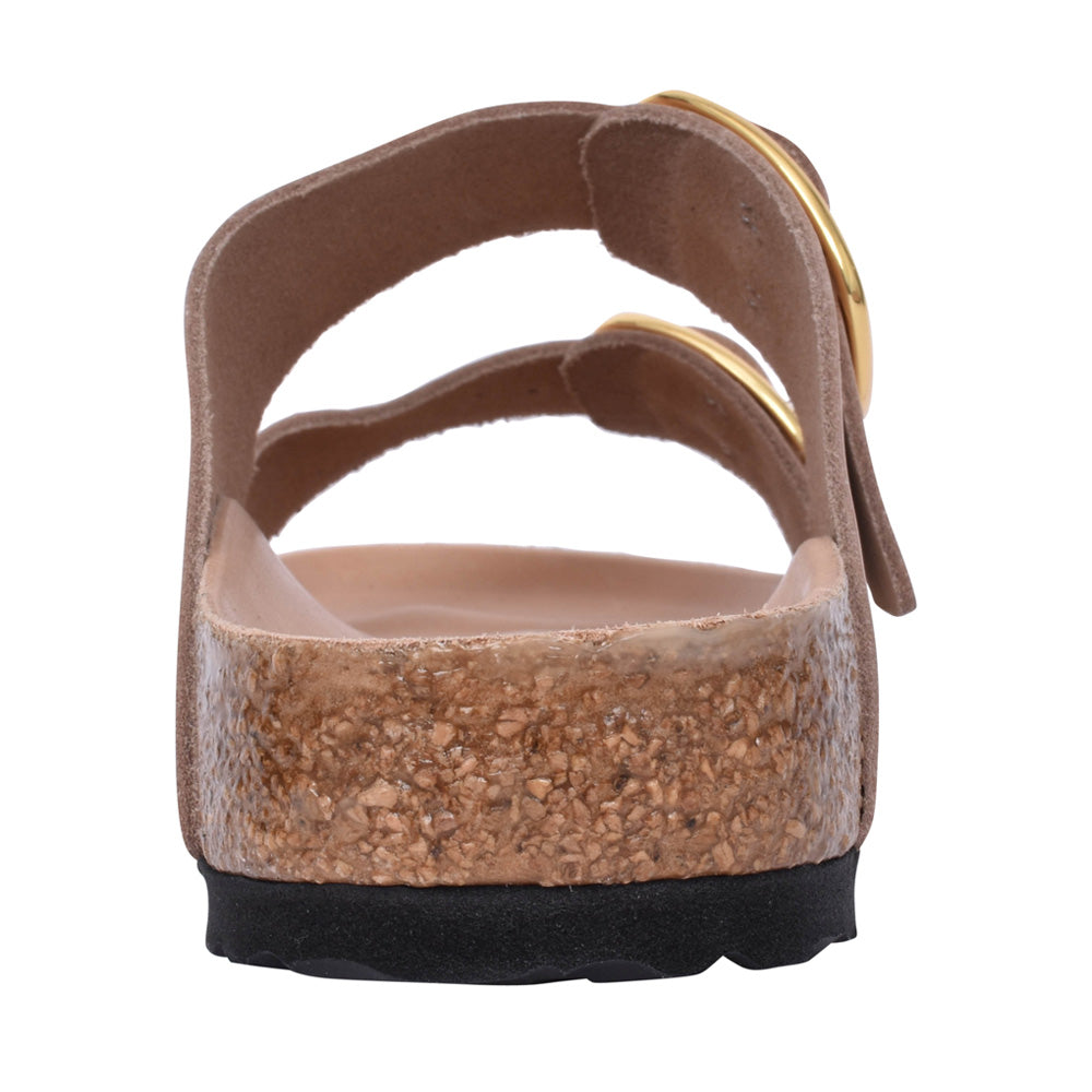 Ladies 1026553 Arizona Double Strap Mule In Beige