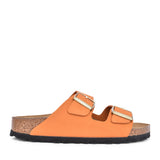 Ladies 1026732 Arizona Double Strap Mule In Orange