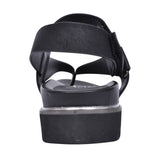 Ladies Bersanee Toe Post Sandal In Black