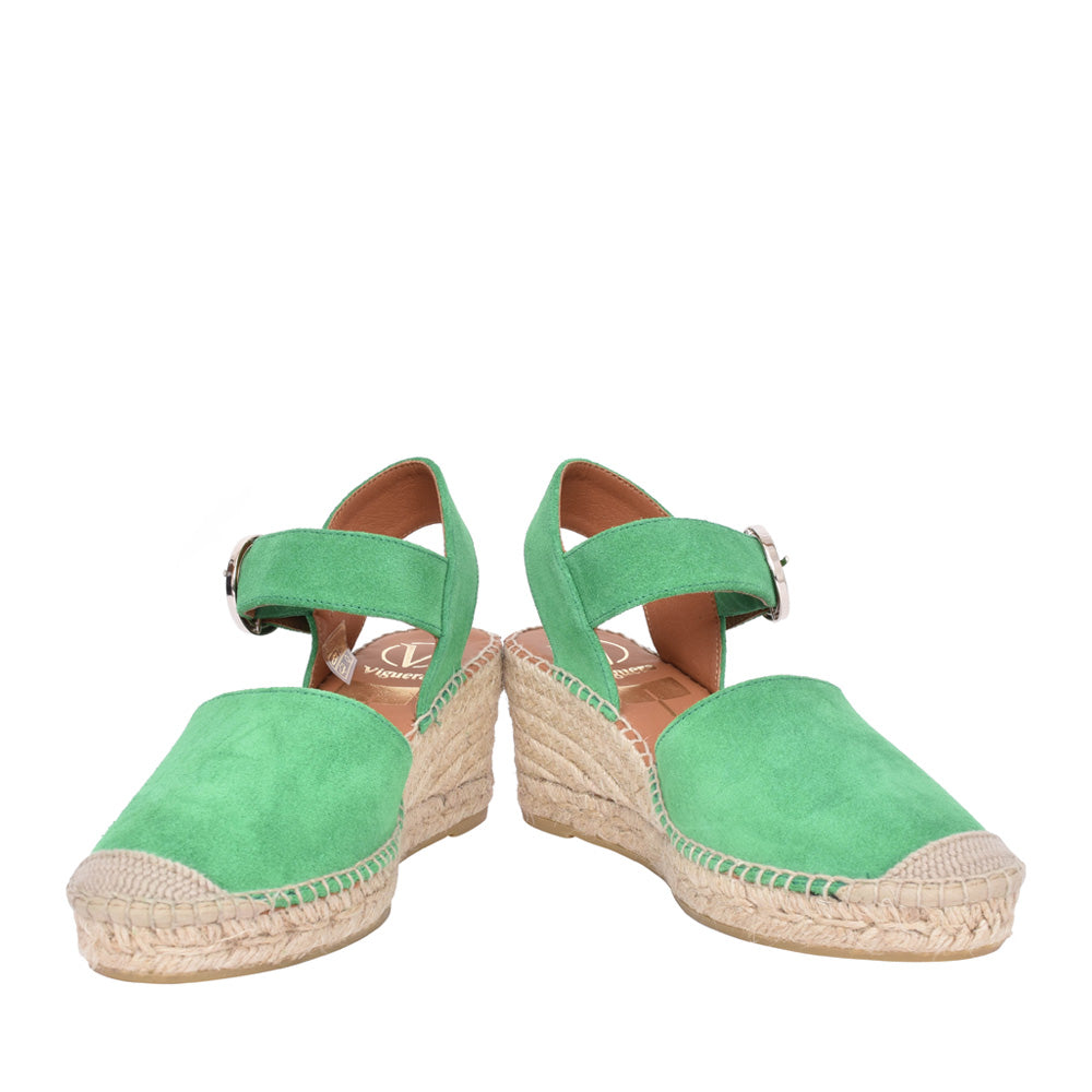 Ladies 1922 Wedge Shoe In Green