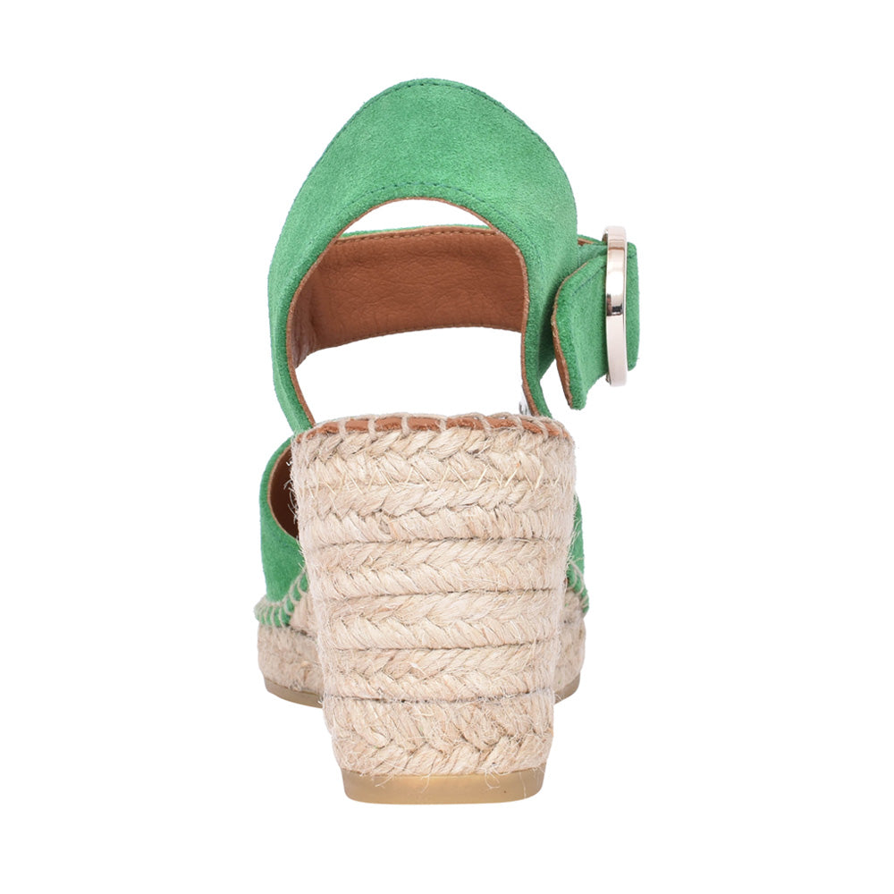 Ladies 1922 Wedge Shoe In Green