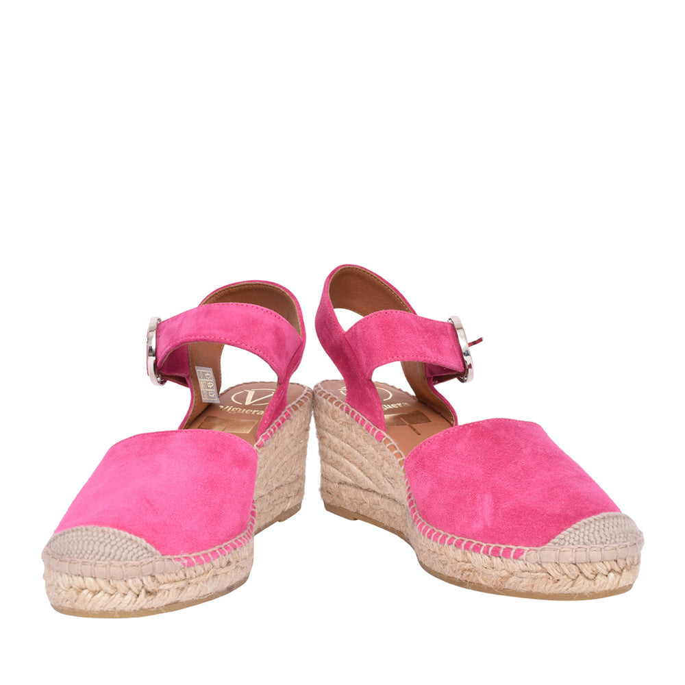 Ladies 1922 Wedge Shoe In Fuchsia