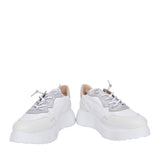 Ladies A-3602 Platform Trainer In White