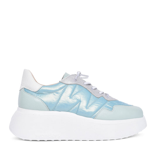 Ladies A-3602 Platform Trainer In Aqua