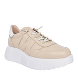 Ladies A-3601 Platform Trainer In Cream