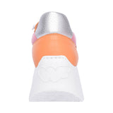 Ladies E-6741 Platform Trainer In Apricot