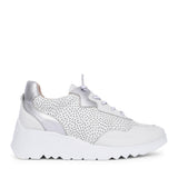 Ladies E-6740 Platform Trainer In White