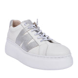 Ladies A-2650 Platform Trainer In Off White