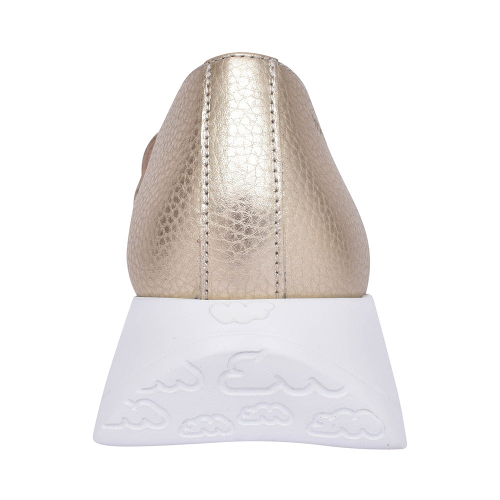 Ladies A-2462 Slip-on Shoe In Platino