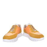 Ladies A-2463-t Platform Trainer In Yellow