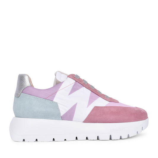 Ladies A-2463-t Platform Trainer In Blush