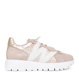 Ladies A-2464 Platform Trainer In Platino