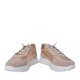 Ladies A-2464 Platform Trainer In Platino