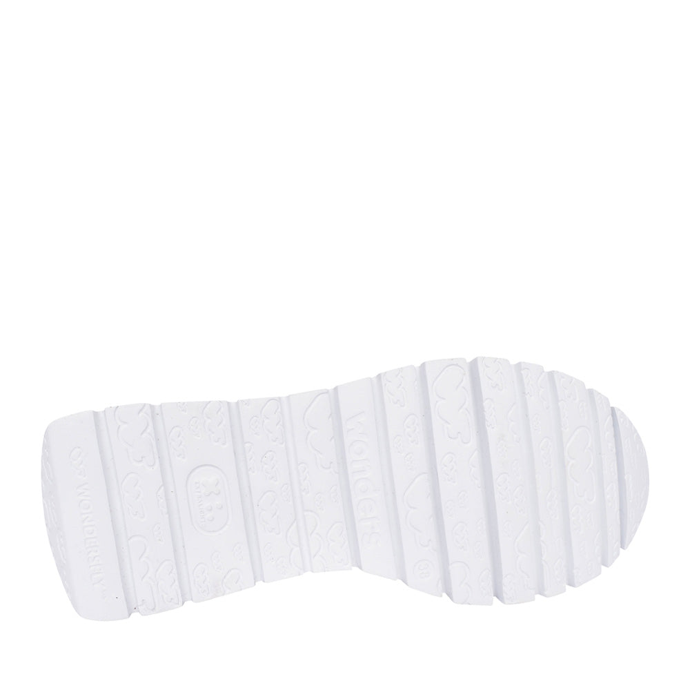 Ladies A-2464 Platform Trainer In Platino