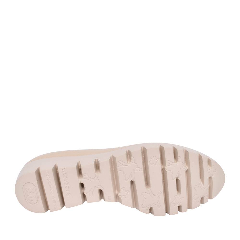 Ladies C-33315 Platform Sling Back Shoe In Natural