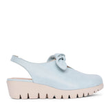 Ladies C-33315 Platform Sling Back Shoe In Aqua