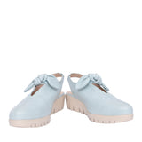 Ladies C-33315 Platform Sling Back Shoe In Aqua