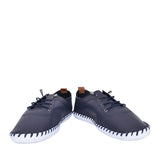 Ladies St Ives Fle030 Laced Shoe In Navy