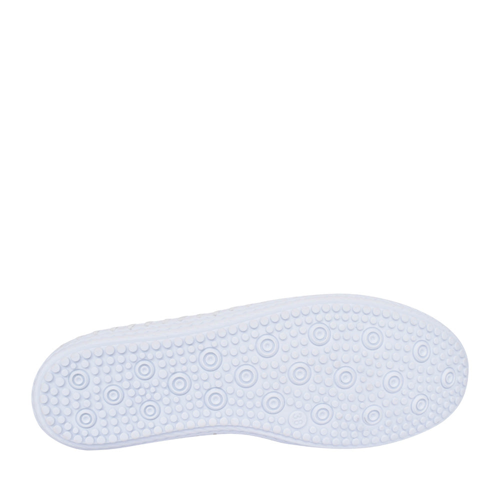 Ladies St Ives Fle030 Laced Shoe In White