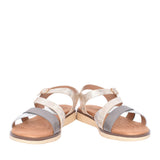 Ladies Bluebell Jlh436 Strap Sandal In Metallic