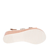 Ladies Arundel Jlh468 Wedge Sandal In Orange