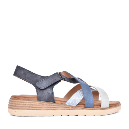 Ladies Cayman Jlh477 Sandal In Blue