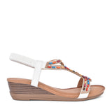 Ladies Epsom Jlh478 Wedge Sandal In White