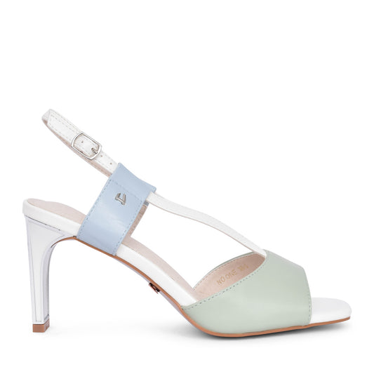 Ladies No One Medium Heel Sandal In Mint