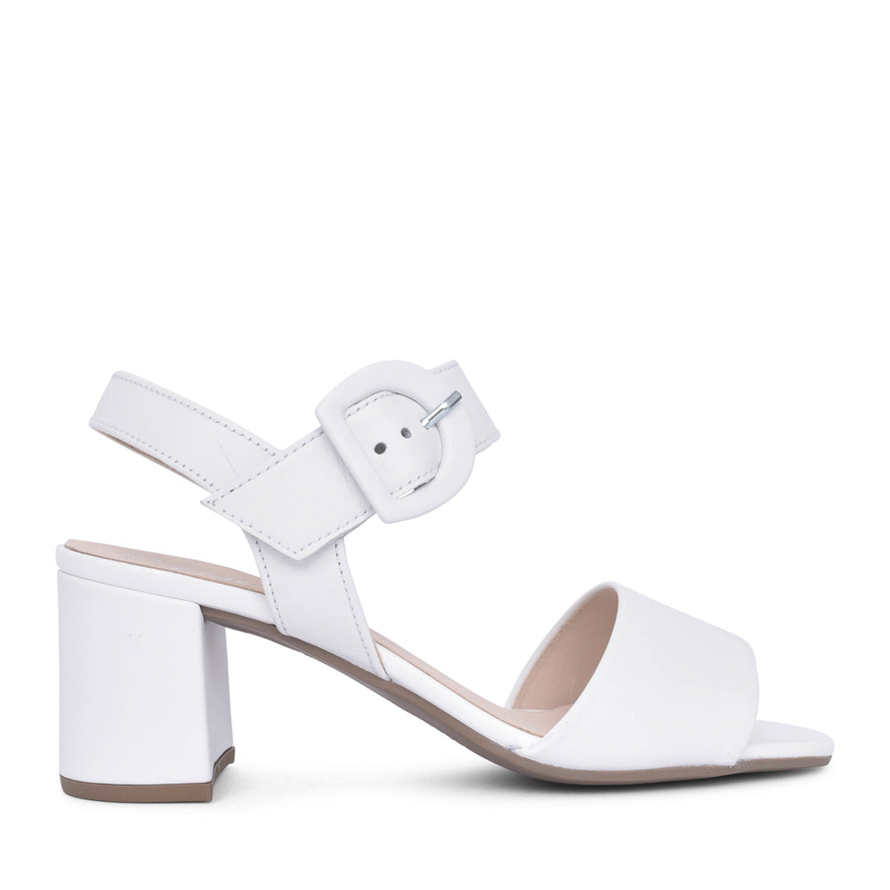 Ladies 41.710 Kooky Block Heel Sandal In White