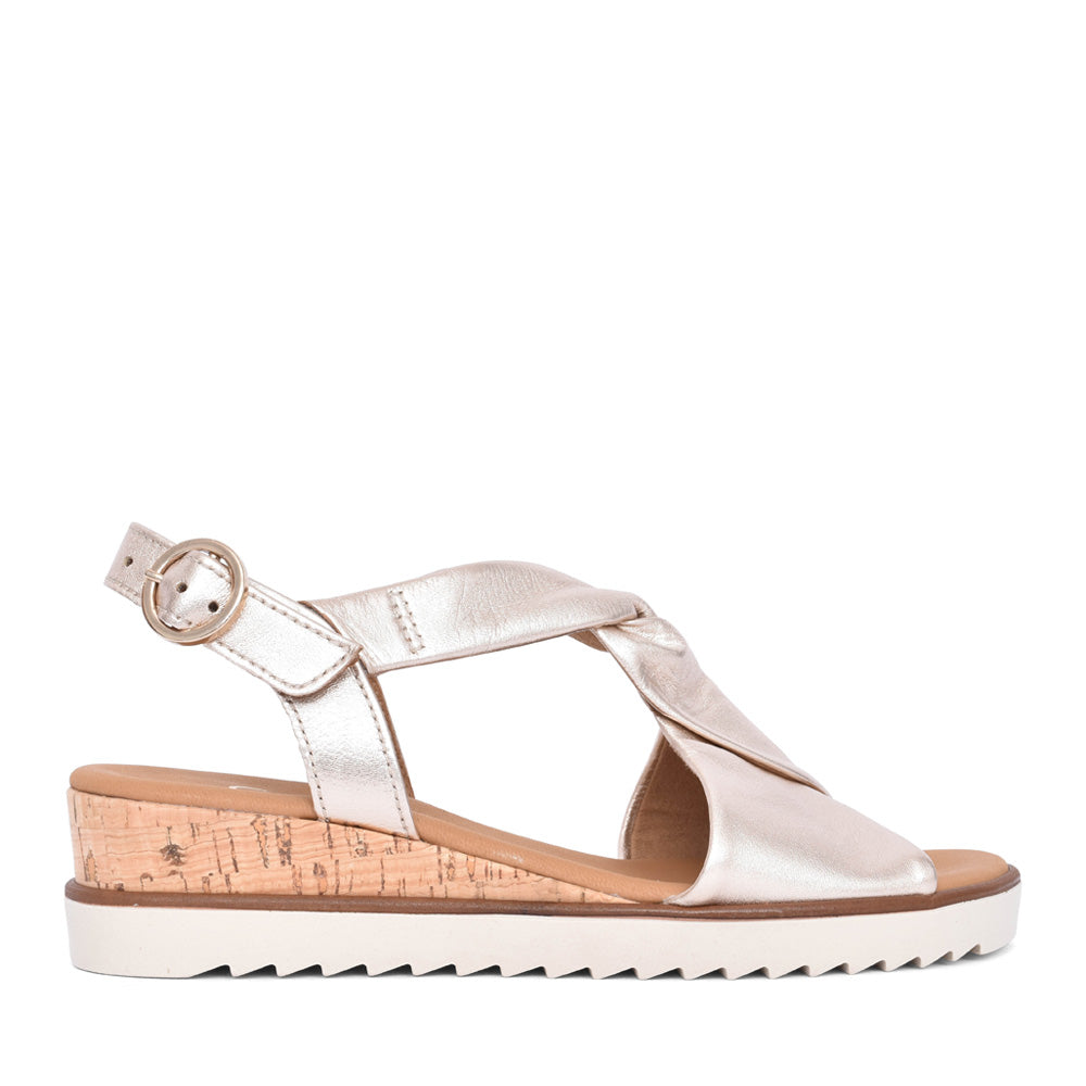 Ladies 42.751 Rich Sandal In Gold