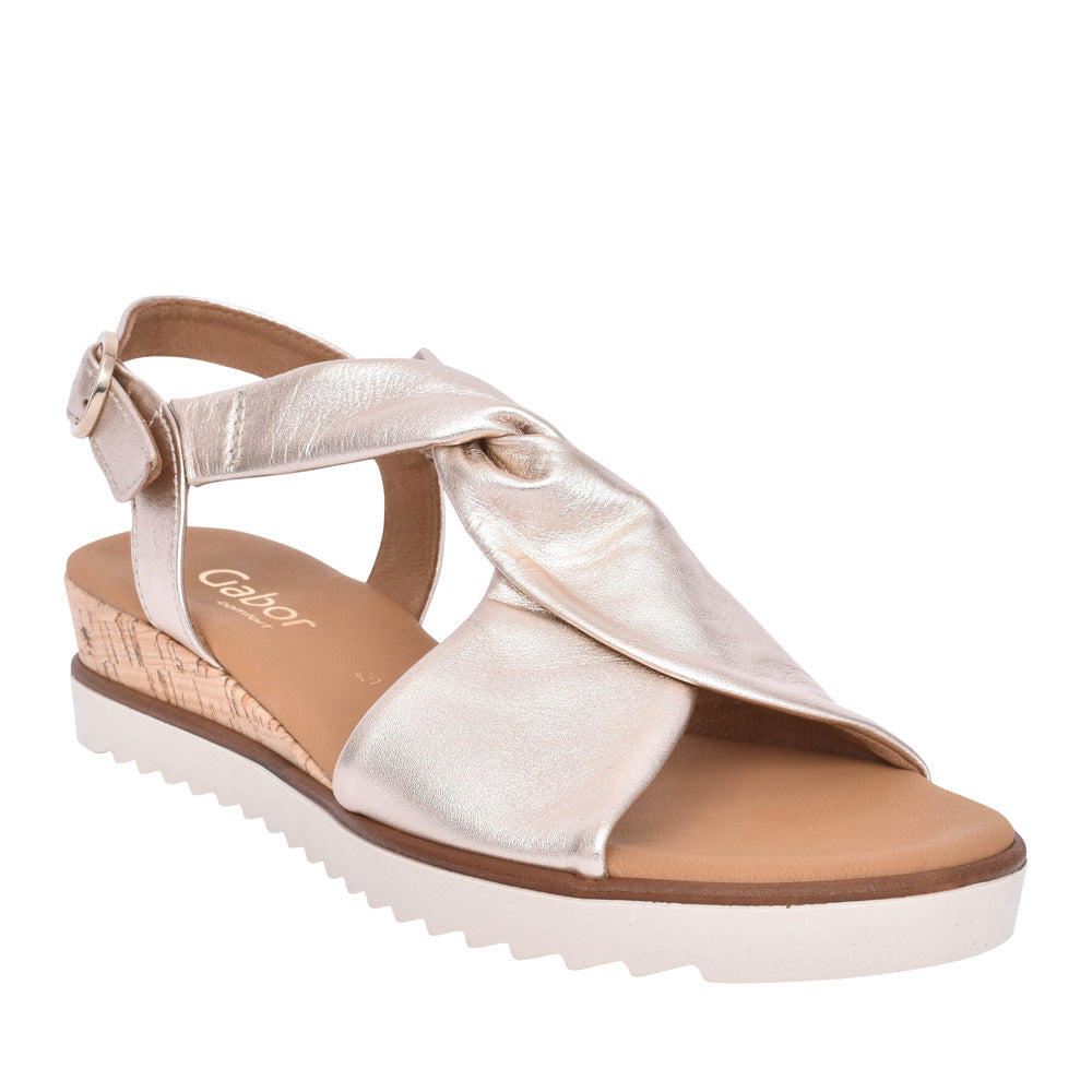 Ladies 42.751 Rich Sandal In Gold