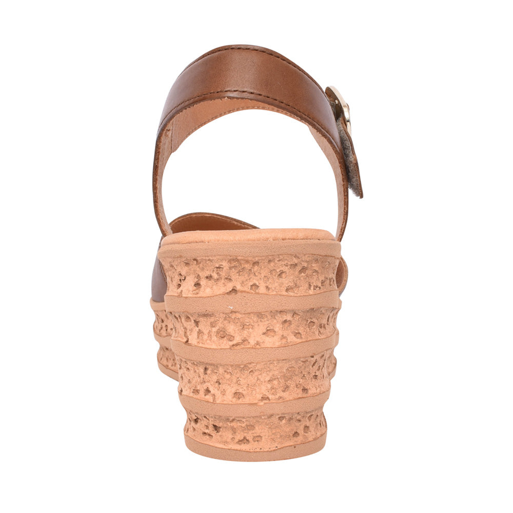 Ladies Twirl 44.651 Wedge Sandal In Camel