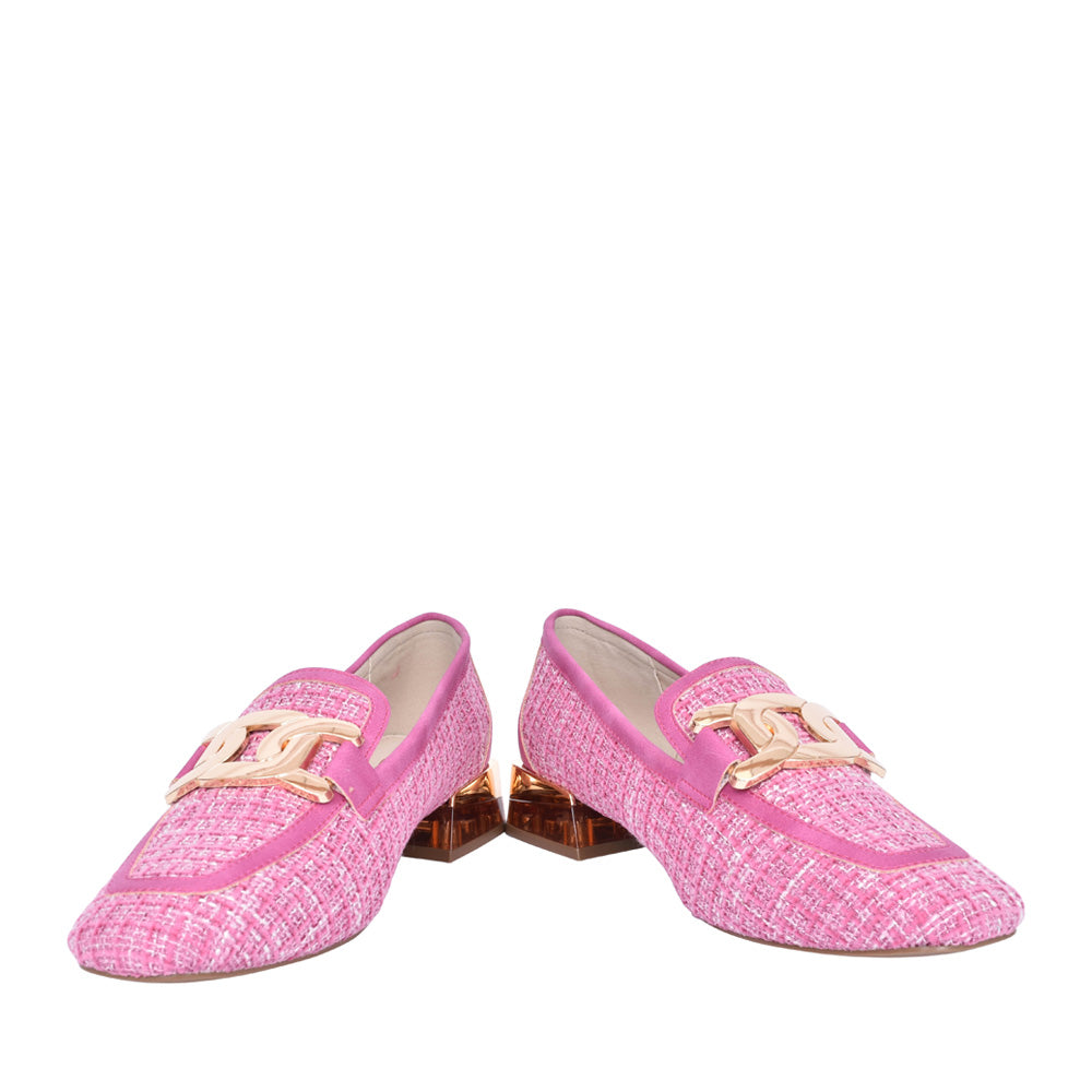 Ladies Laocai Loafer In Fuchsia