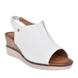 Ladies Mirfa Wedge Sandal In White
