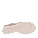 Ladies Mirfa Wedge Sandal In Metallic