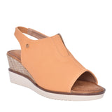 Ladies Mirfa Wedge Sandal In Yellow