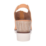 Ladies Mirfa Wedge Sandal In Yellow