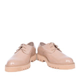 Ladies Safed Laced Shoe In Nude