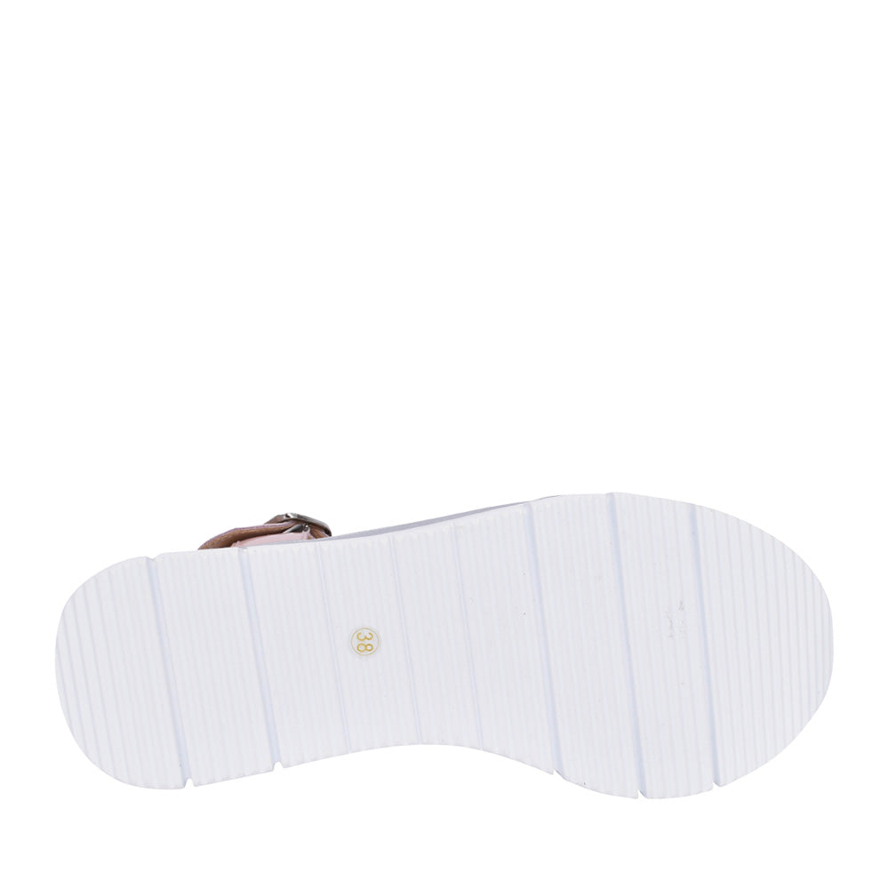 Ladies Bacoli Sandal In Rose