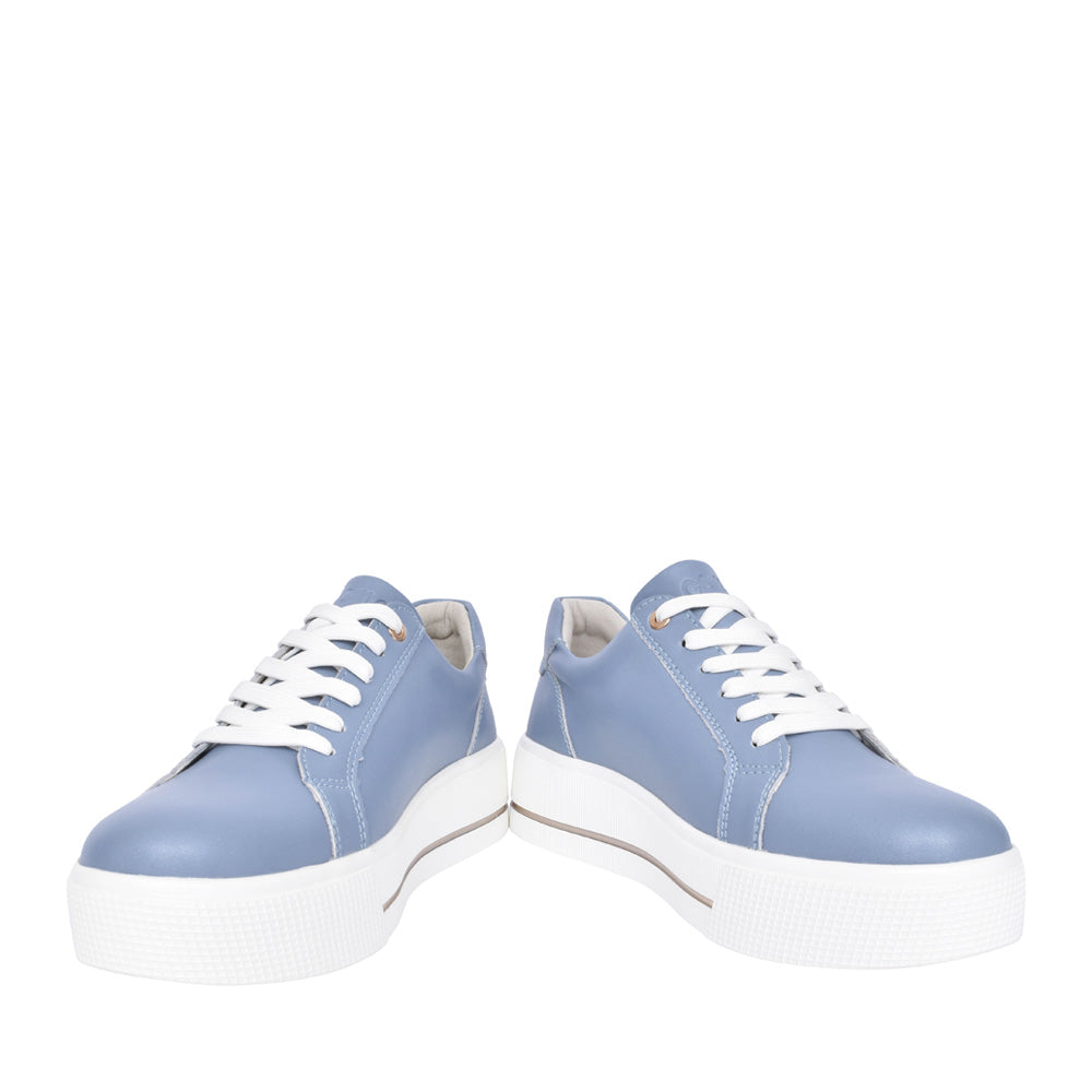 Ladies Ravenna Platform Trainer In Blue