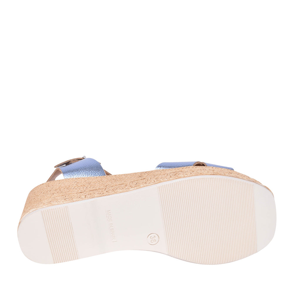 Ladies 5460 Wedge Sandal In Blue