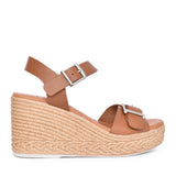Ladies 5459 Wedge Sandal In Brown