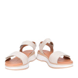 Ladies 5411 Velcro Sandal In Stone