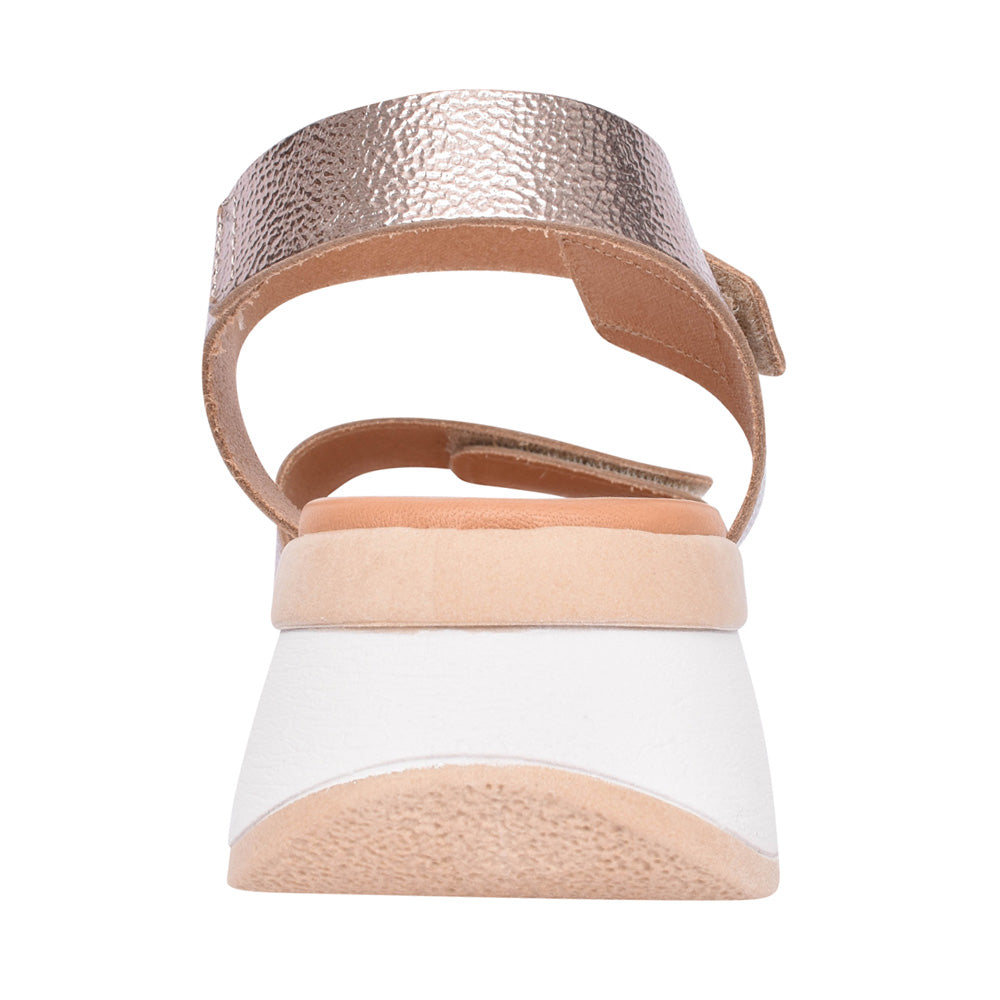 Ladies 5411 Velcro Sandal In Copper