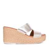 Ladies 5458 Wedge Mule In Champagne