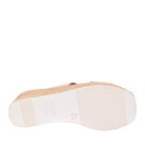 Ladies 5458 Wedge Mule In Champagne