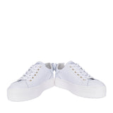 Ladies E306521d Laced Trainer In White