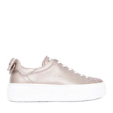 Ladies E409965d Laced Trainer In Copper